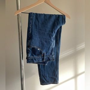 Gap Denim Mom Jean, Loose Fit Size 6 (28 EUR) Mid Rise, Dark Wash